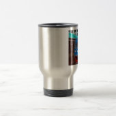 Mug De Voyage Train d'EL de graffiti de Chicago (Centre)