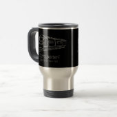 Mug De Voyage Trainspotter Classe 390 - Chemin de fer électrique (Devant gauche)