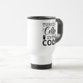 Mug De Voyage Transformer Le Café En Code (Devant droit)