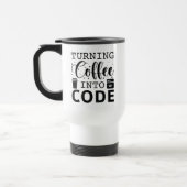Mug De Voyage Transformer Le Café En Code (Gauche)