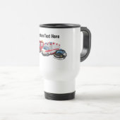 Mug De Voyage Transport des services de police, d'ambulance et d (Devant droit)