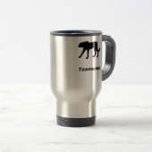 Mug De Voyage Travail d'équipe Cheetah (Devant droit)