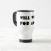 Mug De Voyage Travaillera pour des munitions (Devant gauche)