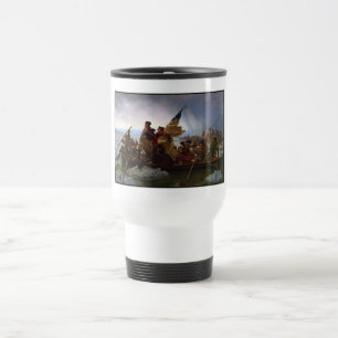 Mug De Voyage Traversée du Delaware 1776 : général George Washin