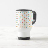 Mug De Voyage Triangles colorés (Devant droit)