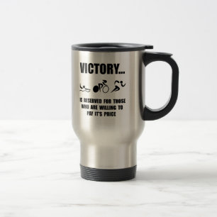 Mug De Voyage Triathlon de victoire