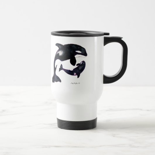 Mug De Voyage Tribal Orca (Droite)