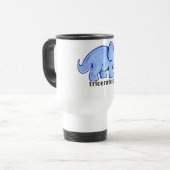 Mug De Voyage Triceratops bleu (Devant gauche)