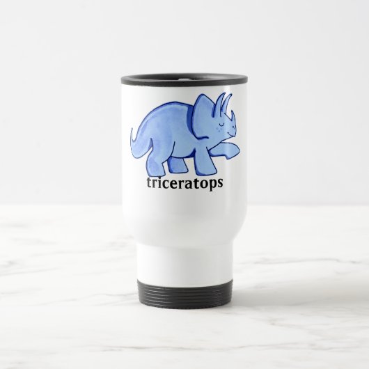 Mug De Voyage Triceratops bleu (Centre)