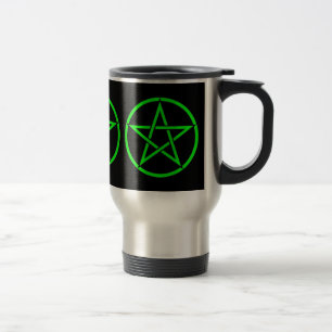 Mug De Voyage Triple Pentagram Pagan Wiccan Travel Musique