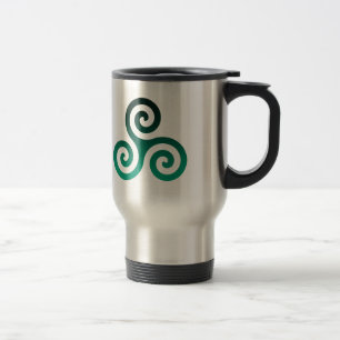 Mug De Voyage Triskele vert