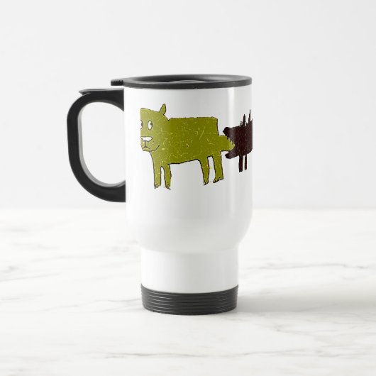 Mug De Voyage trois chiens (Gauche)