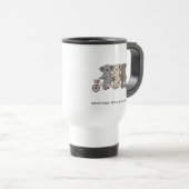 Mug De Voyage Trois Koalas Riding Tandem (Devant droit)