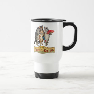 Mug De Voyage Trois Petits Chatons Illustration de Mère l'Oie