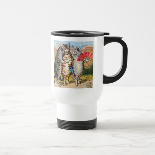 Mug De Voyage Trois Petits Chatons Illustration de Mère l'Oye (Droite)