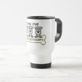 Mug De Voyage Trois Schnauzers miniatures (Devant droit)