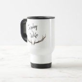 Mug De Voyage Trophée Femme Horns fun (Devant gauche)