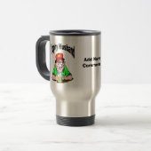 Mug De Voyage Trophée Mari Ajouter un nom, ou commentaires (Devant gauche)