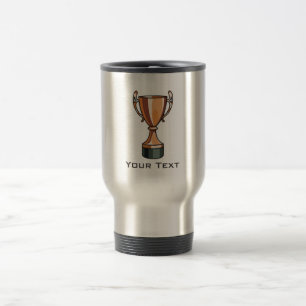 Mug De Voyage Trophée ; Métal-regard balayé