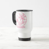 Mug De Voyage Tropical Summer Line-Art (Devant gauche)