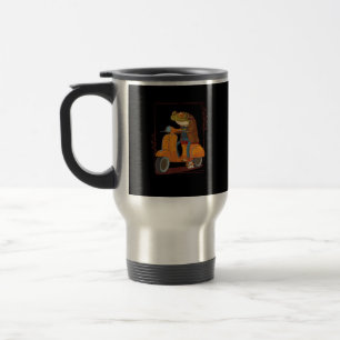 Mug De Voyage Trottinette Grenouille Champignon Goblincore Acadé
