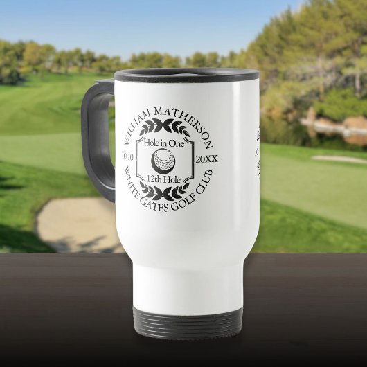 Mug De Voyage Trou élégant en un classique Golf personnalisé
