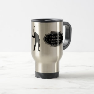 Mug De Voyage Trou Personnalisé Dans Un Homme Cave GOLFER'S Lodg