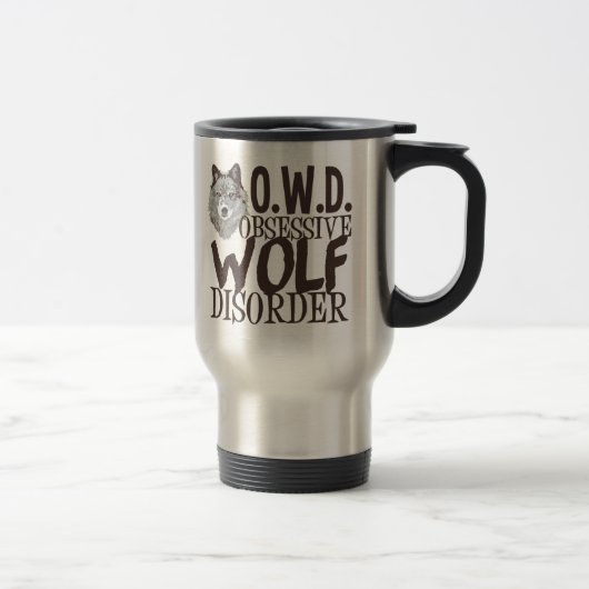 Mug De Voyage Trouble obsessionnel du loup (Droit)