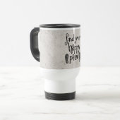 Mug De Voyage Trouvez votre rythme heureux (Devant gauche)