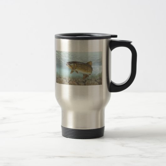 Mug De Voyage Truite, ruisseau (Droit)