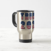 Mug De Voyage Trump 2024 Étoiles et rayures (Devant gauche)