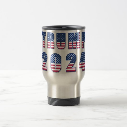 Mug De Voyage Trump 2024 Étoiles et rayures (Centre)