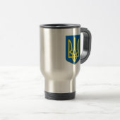 Mug De Voyage Tryzub ukrainien (Trident) - Armoiries (Devant droit)