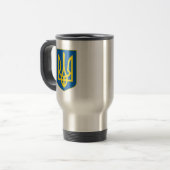 Mug De Voyage Tryzub ukrainien (Trident) - Armoiries (Devant gauche)