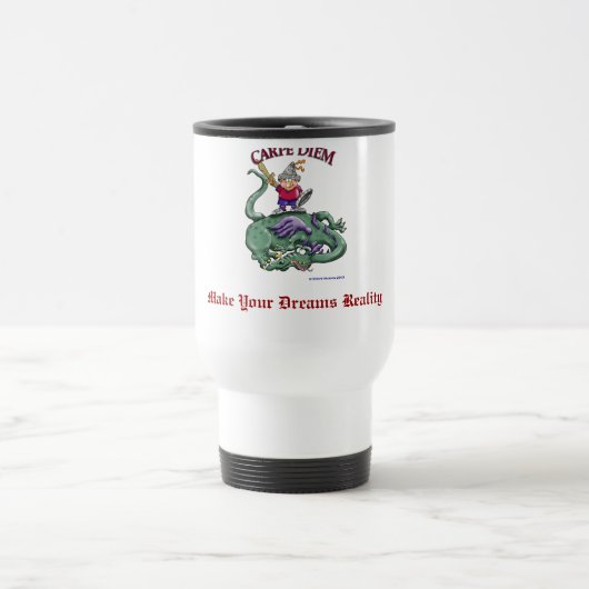 Mug De Voyage Tueur de dragon - CARPE DIEM (Centre)