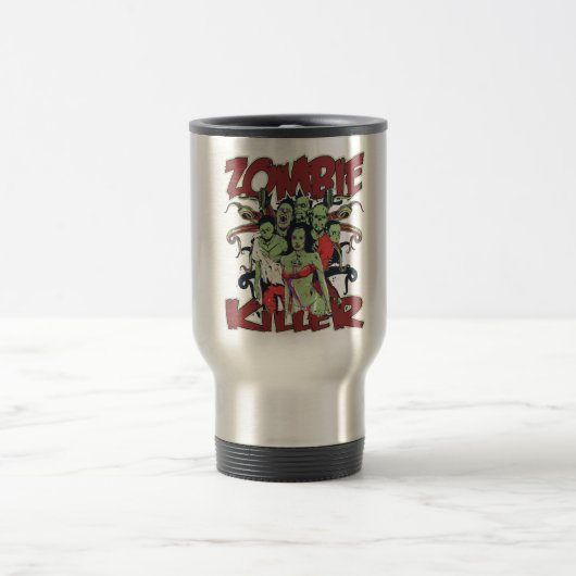 Mug De Voyage Tueur de zombi (Centre)