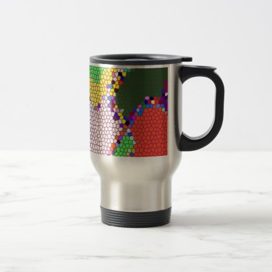 Mug De Voyage Tuile colorée (Droit)