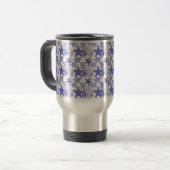 Mug De Voyage Tulipe de violette des étoiles 3 (Devant gauche)