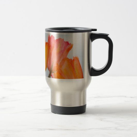Mug De Voyage Tulipes Citrus Orange (Droit)