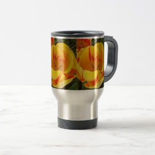 Mug De Voyage Tulipes jaunes printanières