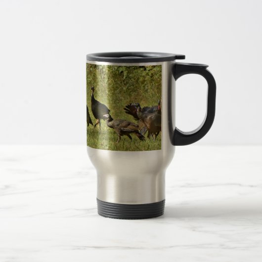Mug De Voyage Turquie sauvage, couleurs du Camouflage (Droit)