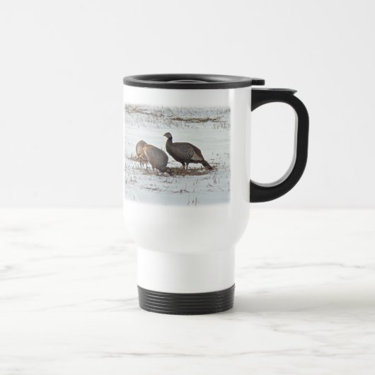 Mug De Voyage Turquie sauvage en terrain neigeux (Droite)