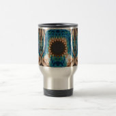 Mug De Voyage Turquoise Gold Sun Southwestern Art (Centre)