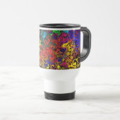 Mug De Voyage Twirlers colorés Abstraits / (Devant droit)