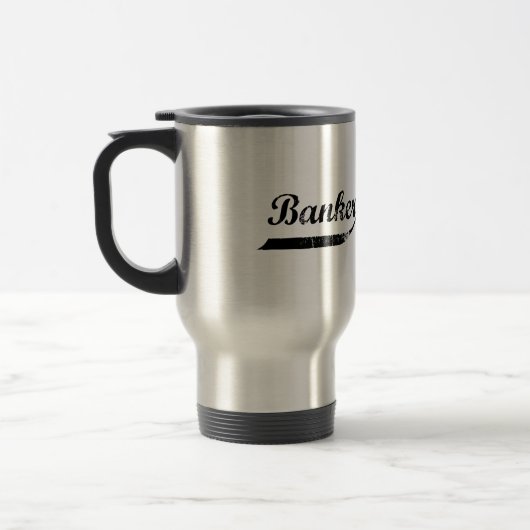 Mug De Voyage Typographe bancaire (Gauche)