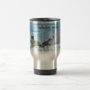 Mug De Voyage Typographie des loups Extraordinaires  Personnalis