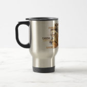 Mug De Voyage Typographie des singes mignons (Gauche)