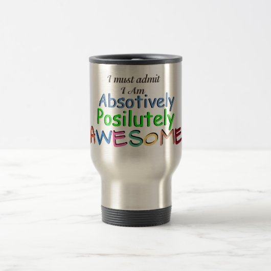 Mug De Voyage Typographie géniale (Centre)
