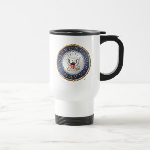 Mug De Voyage U.S. Voyage de marine/tasse de banlieusard