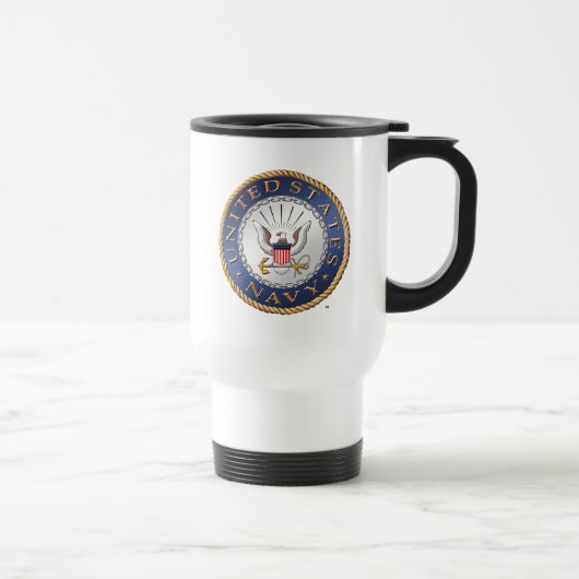 Mug De Voyage U.S. Voyage de marine/tasse de banlieusard (Droite)